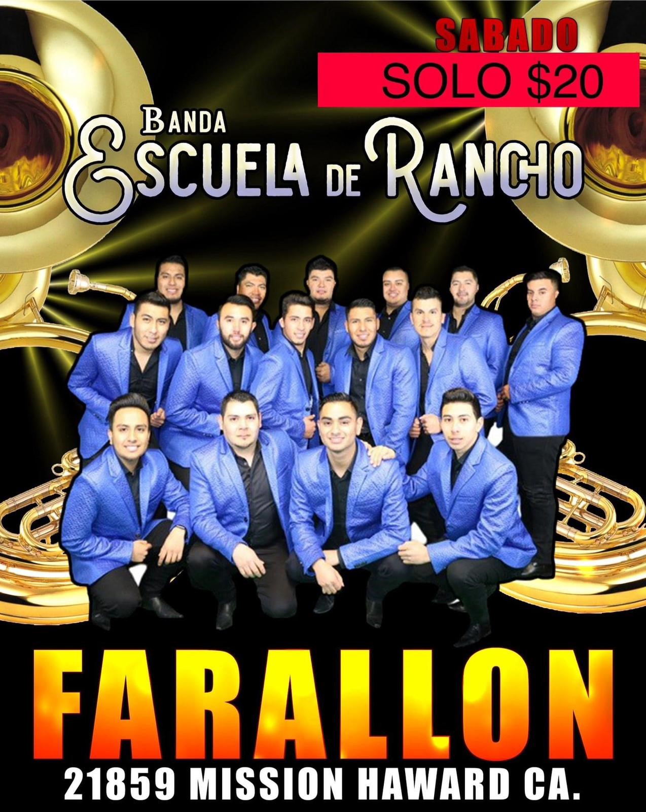 Sabado Con la Escuela de Rancho  on Jul 07, 21:00@FARALLON - Buy tickets and Get information on farallonpresenta farallonpresenta