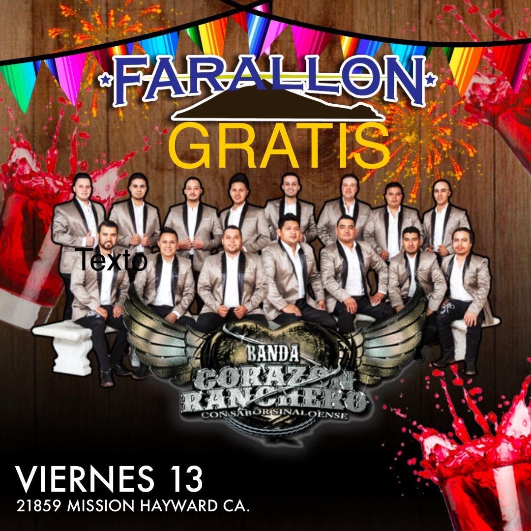 VIERNES GRATIS EN HAYWARD  on Sep 13, 21:00@FARALLON - Buy tickets and Get information on farallonpresenta farallonpresenta