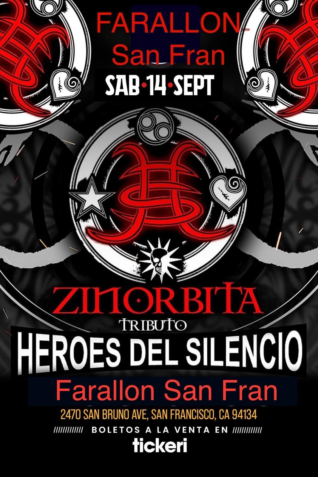 TRIBUTO A LOS HEROES  on Sep 14, 20:00@FARALLON SAN FRANCISCO(ANTES EL TORO) - Buy tickets and Get information on farallonpresenta farallonpresenta