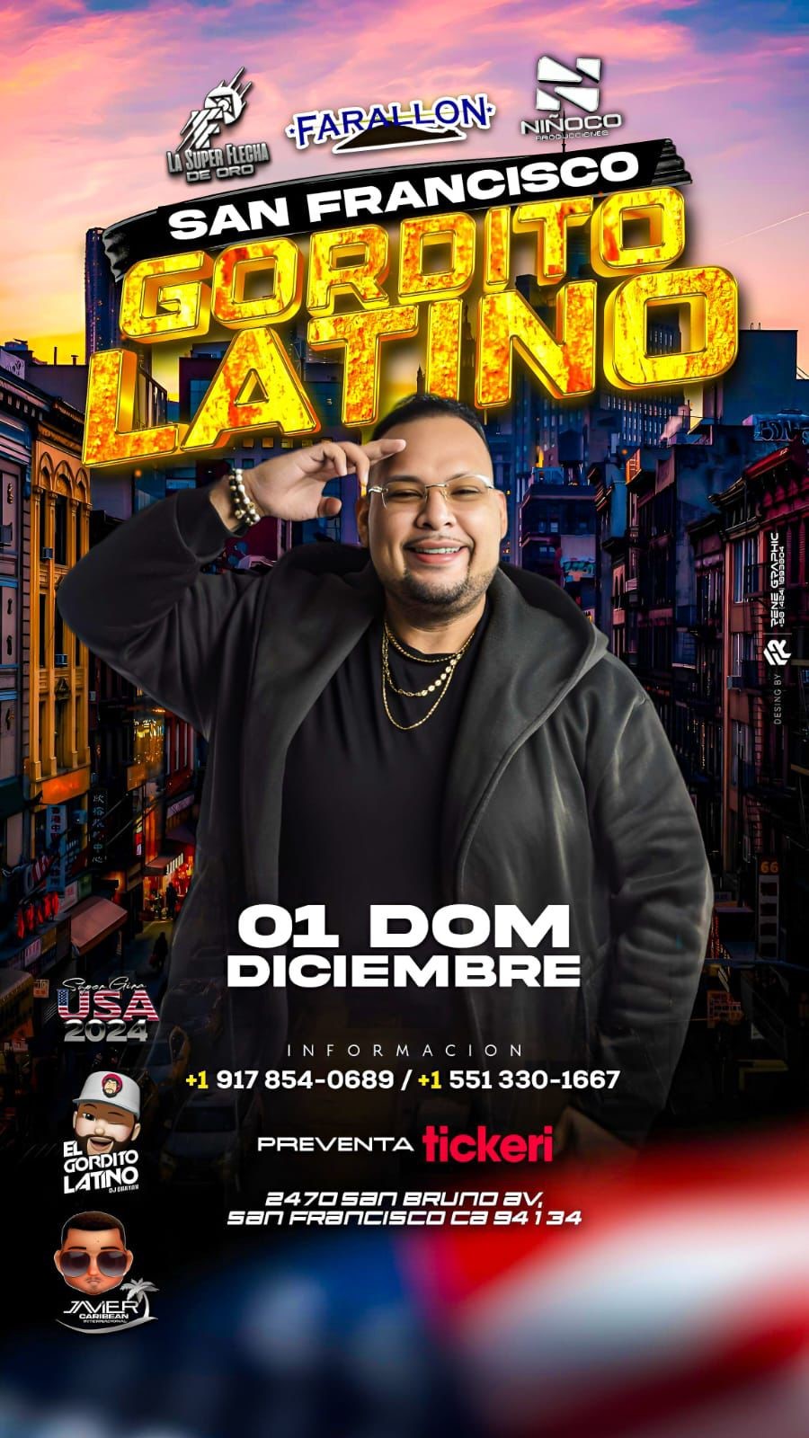 Get information & buy tickets to GORDITO LATINO  on Dec 01, 21:00 @FARALLON SAN FRANCISCO(ANTES EL TORO) | farallonpresenta | farallonpresenta