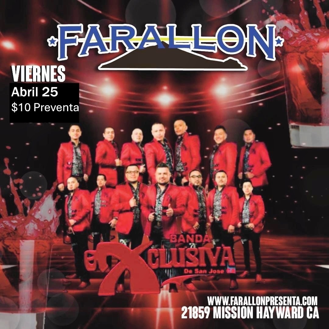 Get information & buy tickets to Banda Exclusiva! $10 preventa on Apr 25, 21:00 @FARALLON | farallonpresenta | farallonpresenta