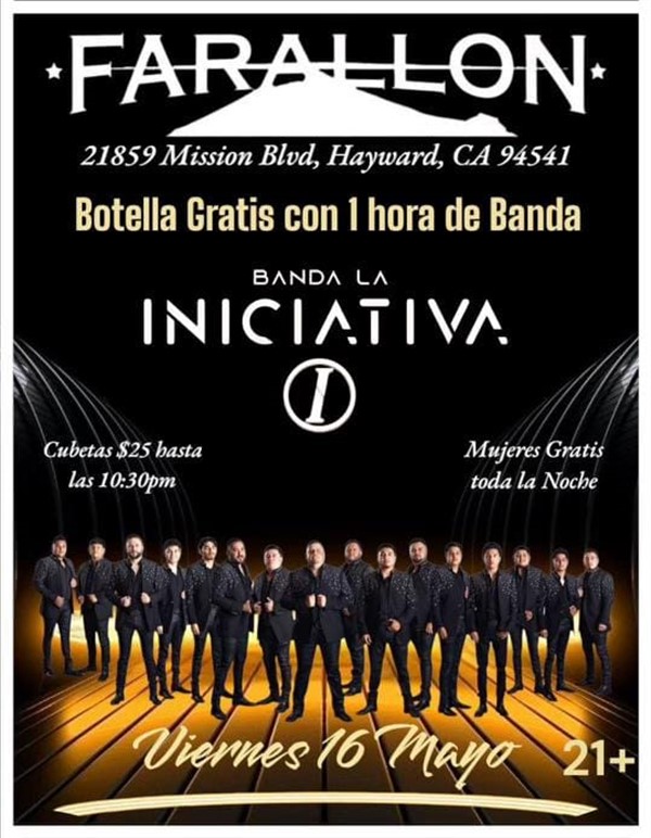 Get information & buy tickets to Banda La Iniciativa!  on May 16, 21:00 @FARALLON | farallonpresenta | farallonpresenta