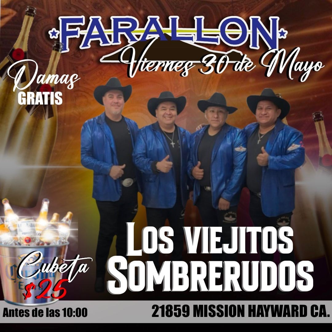 Get information & buy tickets to Los Viejitos Sombrerudos! Damas Gratis! on May 30, 21:00 @FARALLON | farallonpresenta | farallonpresenta