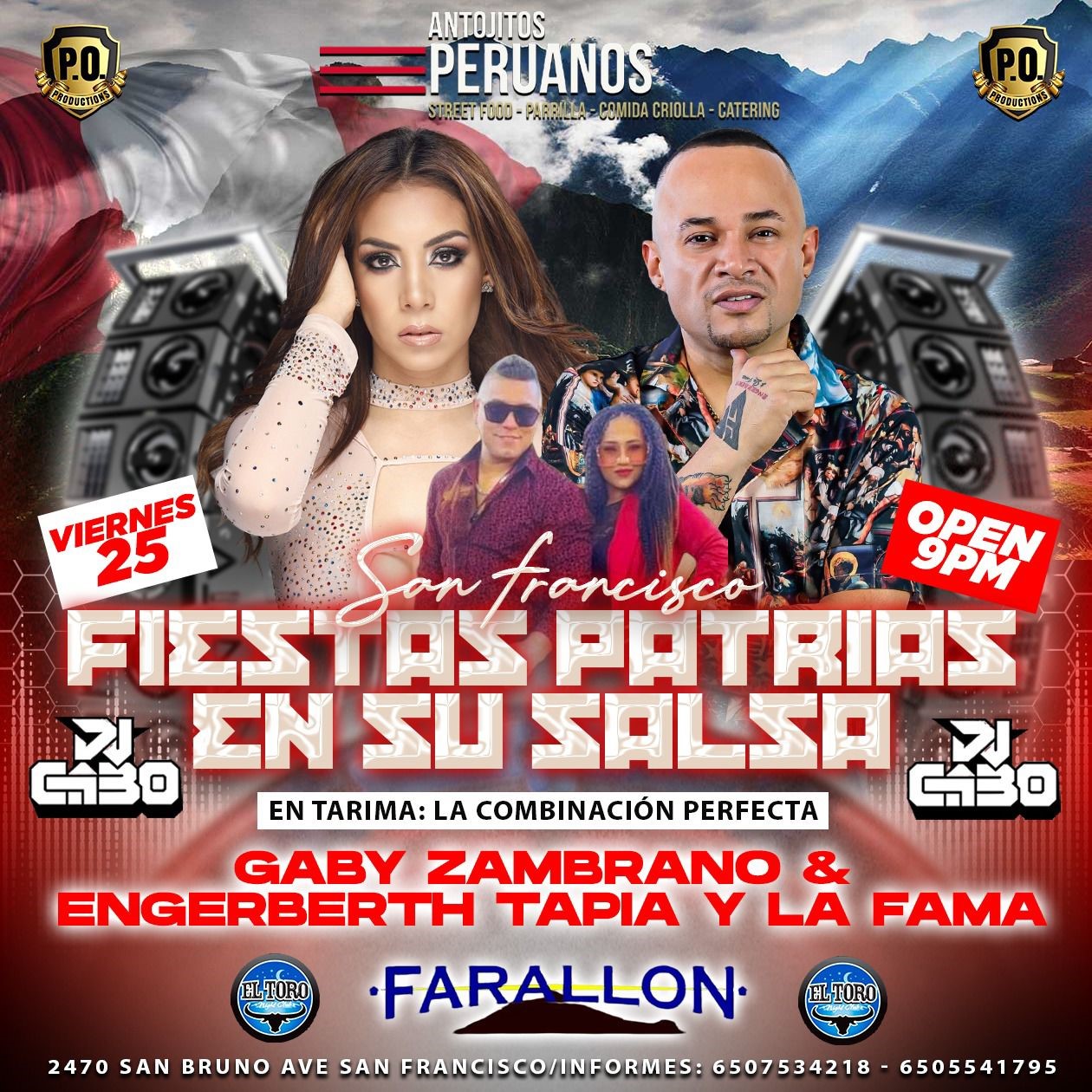 Obtenga información y compre entradas para Fiestas Patrias en su Salsa!  on Jul 25, 21:00 @FARALLON SAN FRANCISCO(ANTES EL TORO) | farallonpresenta