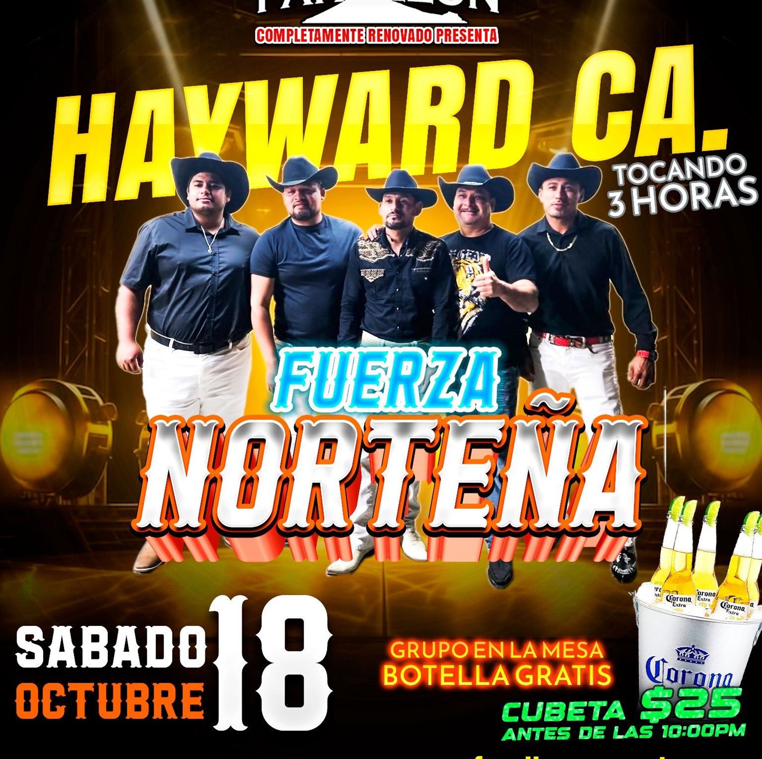 Get information & buy tickets toFuerza Norteña!  on Oct 18, 21:00 @FARALLON | farallonpresenta | farallonpresenta