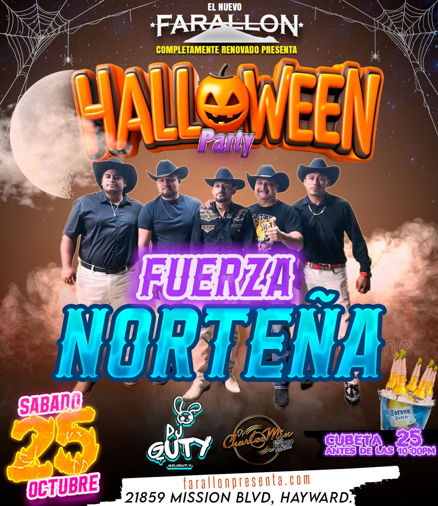 Get information & buy tickets toFUERZA NORTEÑA!  on Oct 25, 21:00 @FARALLON | farallonpresenta | farallonpresenta