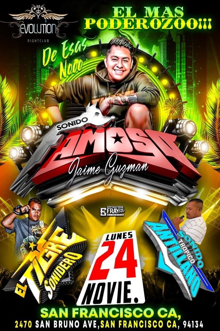Get information & buy tickets toSONIDO FAMOSO!  on Nov 24, 21:00 @EVOLUTION NIGHT CLUB SF | farallonpresenta | farallonpresenta
