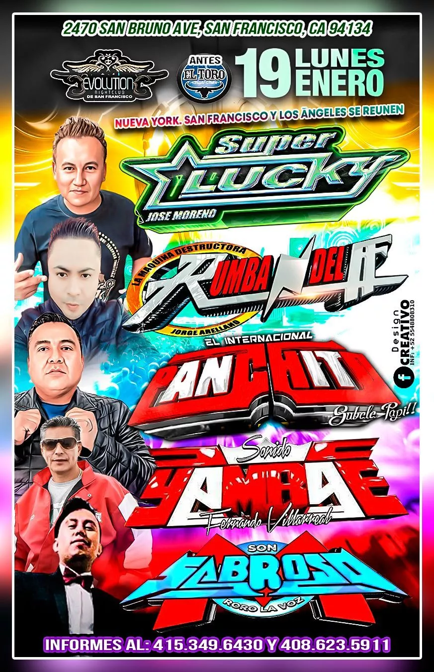 Obtenga información y compre entradas para LUNES SONIDERO! 🎶🎧  on ene. 19, 21:00 @EVOLUTION NIGHT CLUB SF | farallonpresenta | farallonpresenta