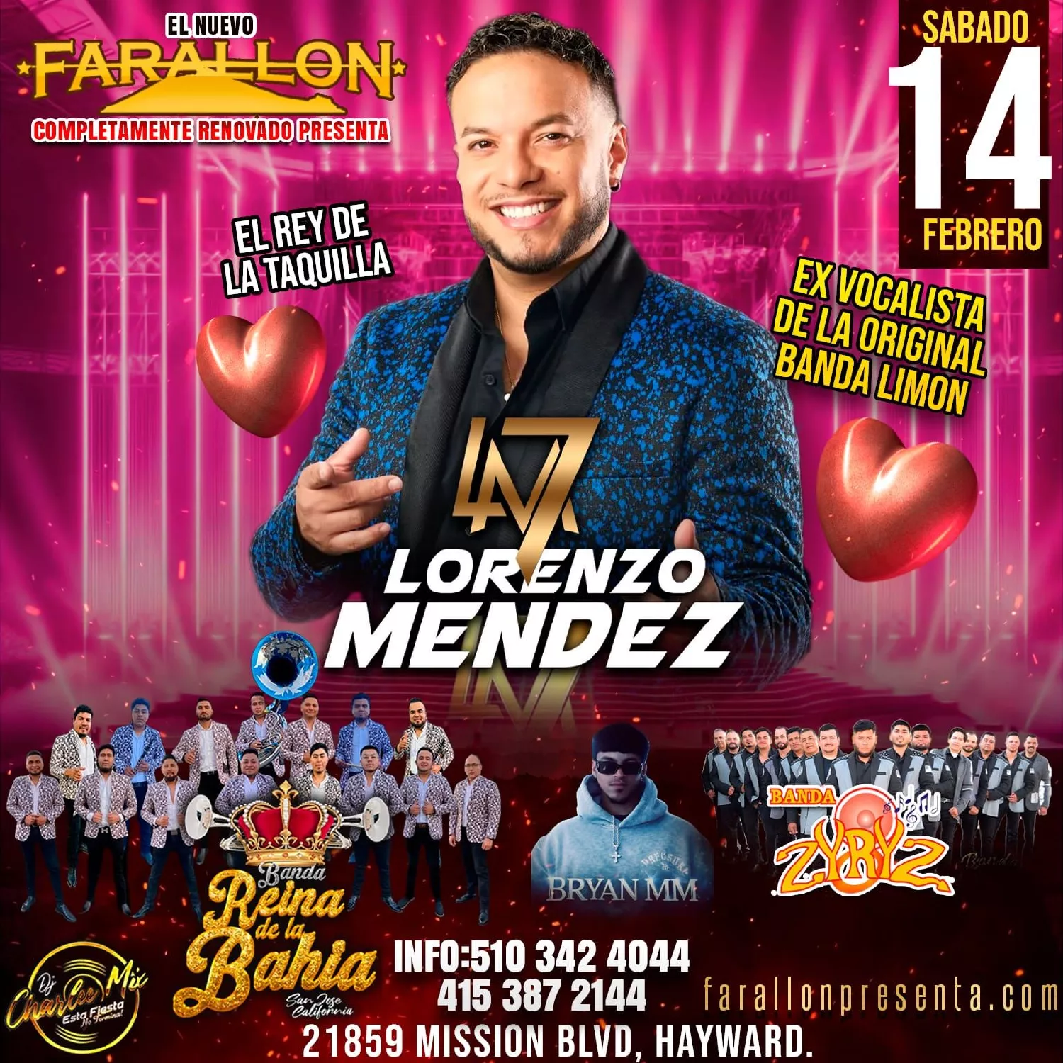 Get information & buy tickets toLORENZO MENDEZ! ❤️  on Feb 14, 21:00 @FARALLON | farallonpresenta | farallonpresenta