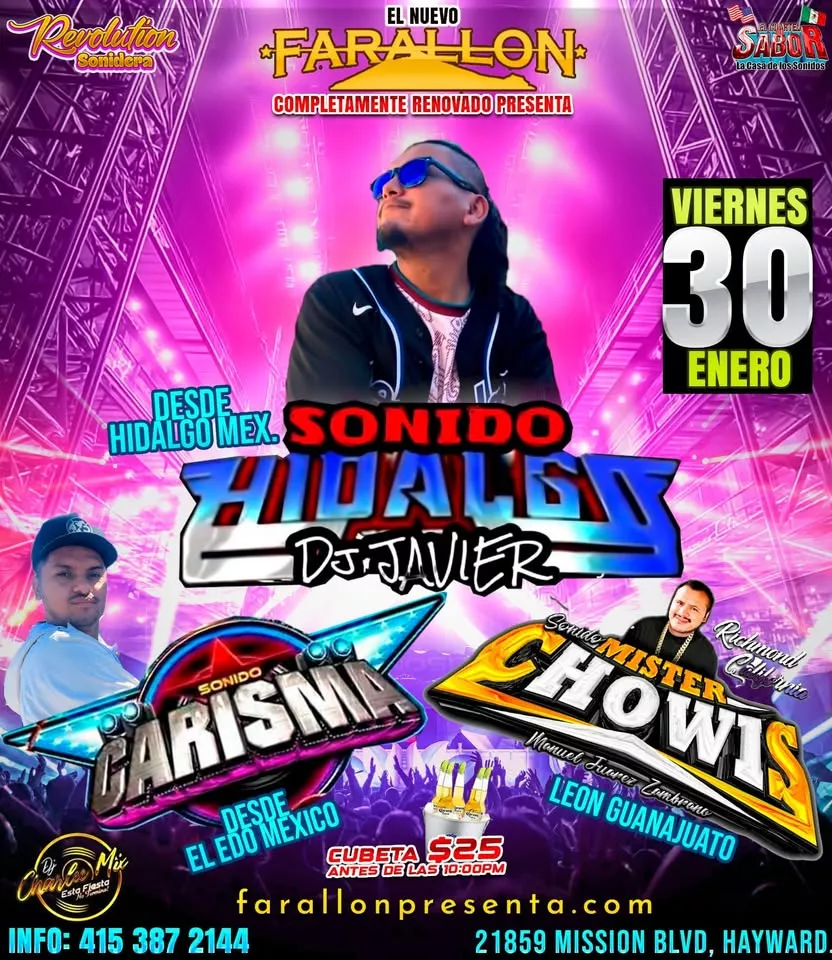 Obtenga información y compre entradas para Noche Sonidera!  on Jan 30, 21:00 @FARALLON | farallonpresenta | farallonpresenta