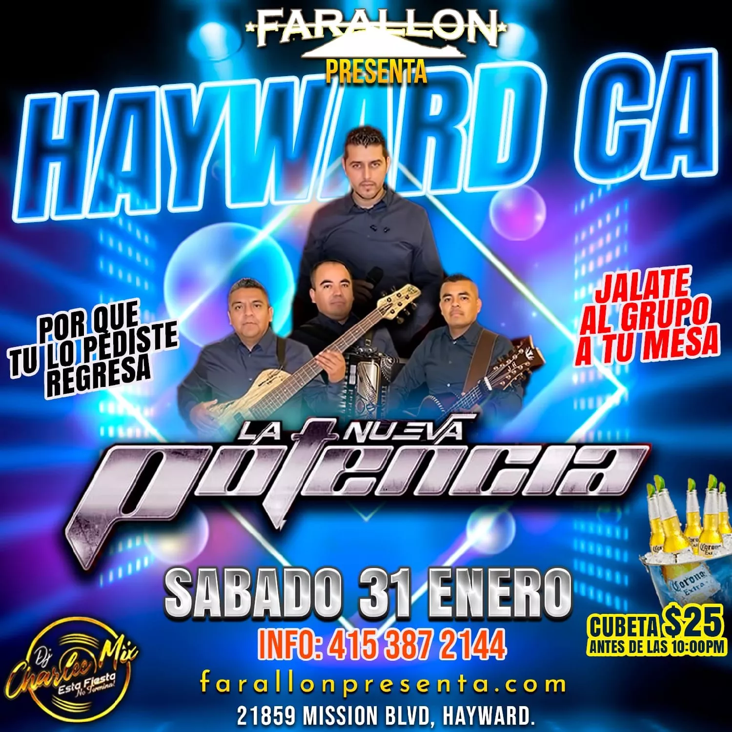 Obtenga información y compre entradas para Grupo La Nueva Potencia!  on Jan 31, 21:00 @FARALLON | farallonpresenta | farallonpresenta