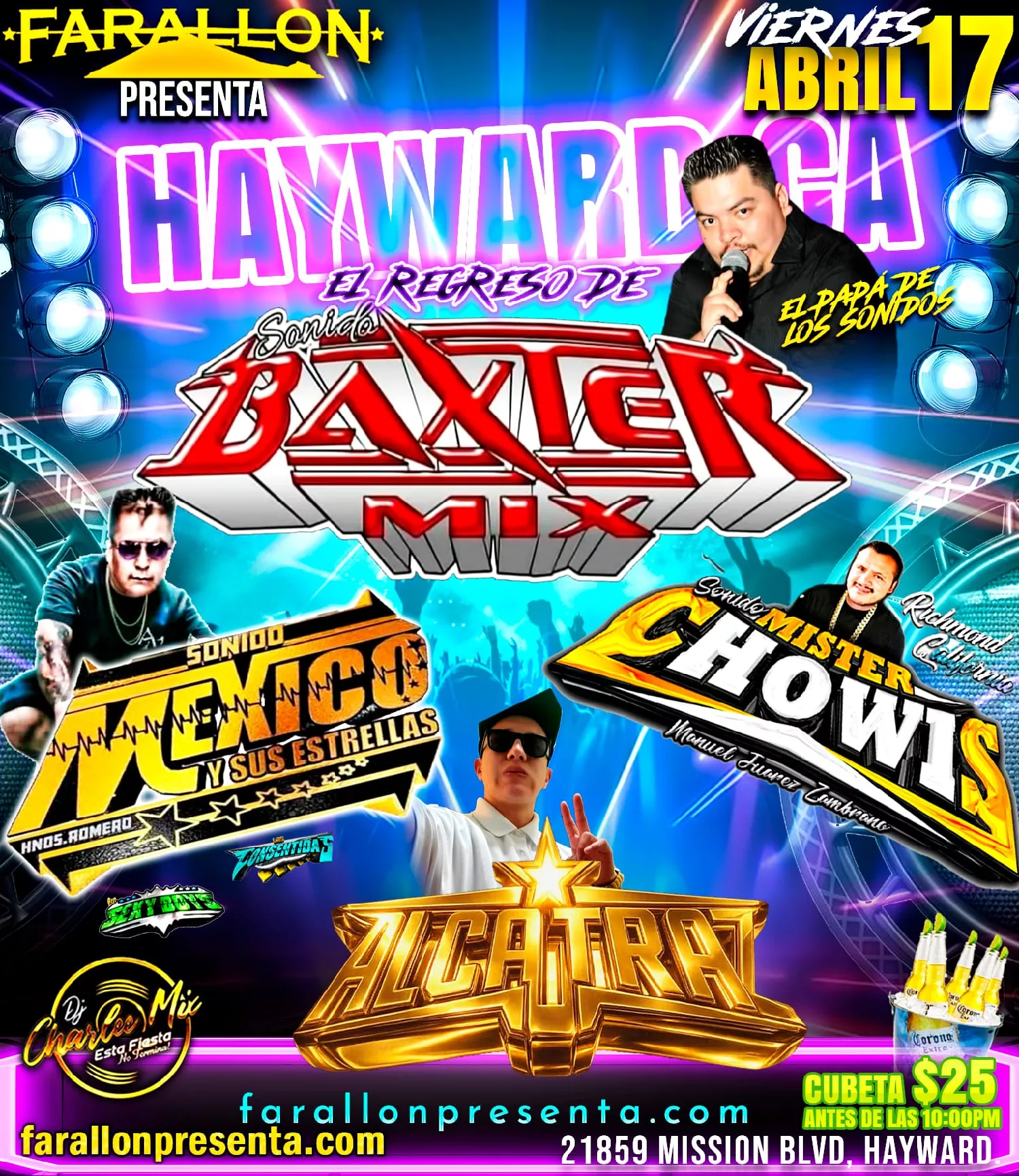 Get information & buy tickets toSonidero Baxter Mix y Mas!  on Apr 17, 21:00 @FARALLON | farallonpresenta | farallonpresenta