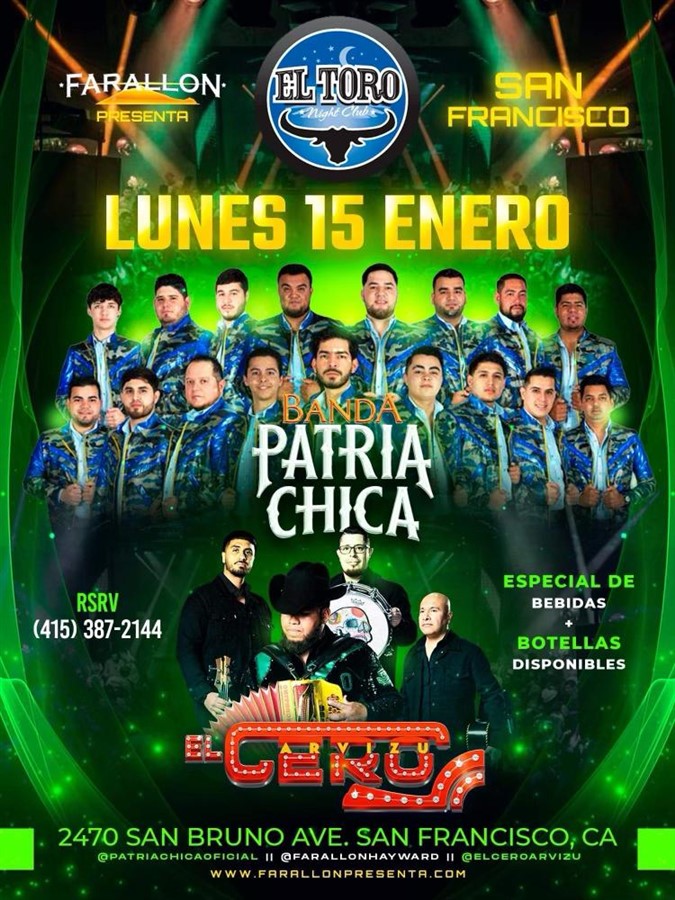 Get Information and buy tickets to Banda Patria Chica y El Cero  on farallonpresenta