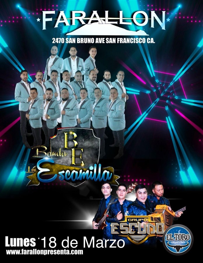 Get Information and buy tickets to Banda Los Escamilla Y Grupo Escudo  on farallonpresenta