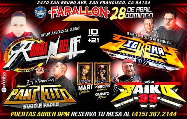 Get Information and buy tickets to CUMBIA CUMBIA CUMBIA  on farallonpresenta