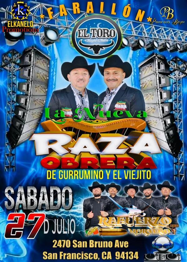 Get Information and buy tickets to Raza Obrera Y Refuerzo Norteno  on farallonpresenta