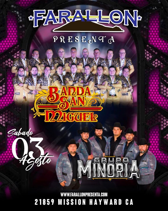 Get Information and buy tickets to BANDA SAN MIGUEL Y GRUPO MINORIA  on farallonpresenta