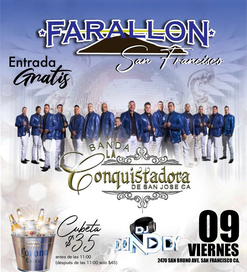 Get Information and buy tickets to Conquistadora Gratis  on farallonpresenta