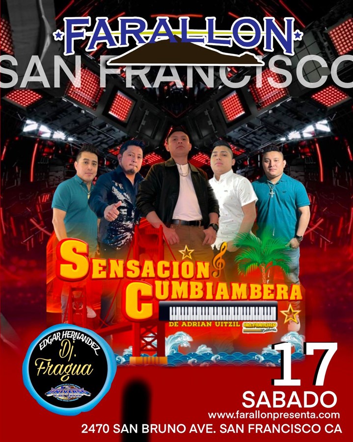 Get Information and buy tickets to SENSACION CUMBIERA  on farallonpresenta