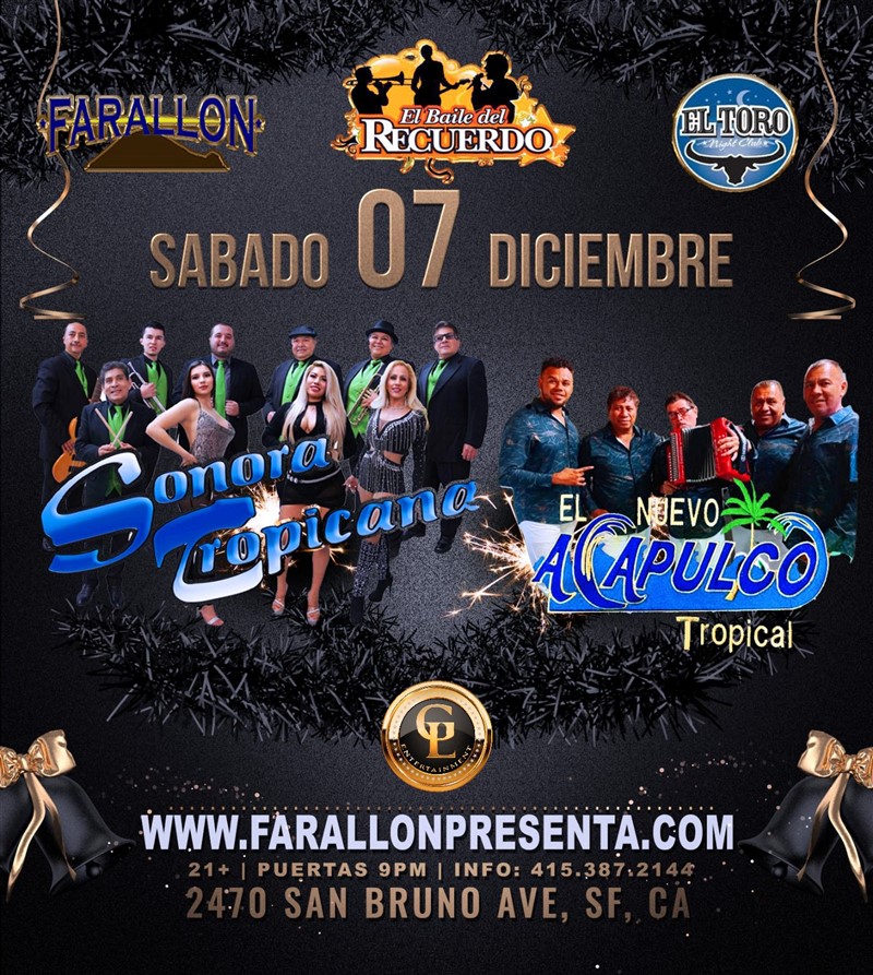 Get Information and buy tickets to SONORA EN SAN FRANCISCO MESAS GRATIS on farallonpresenta