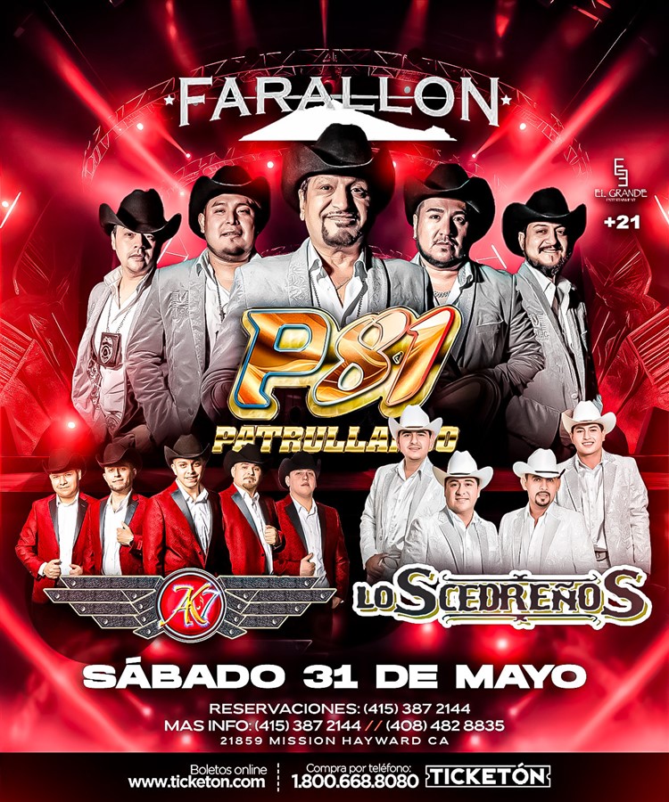 Get Information and buy tickets to Patrullando con P81, AK-7 y Los Cedreños! Preventa $40 on T45
