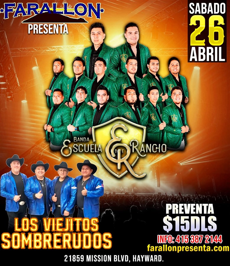 Get Information and buy tickets to Escuela del Rancho y Los Viejitos Sombrerudos! Preventa $15 on T45