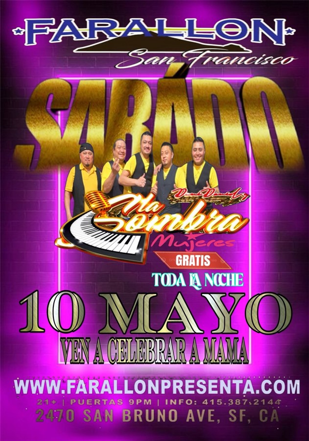 Get Information and buy tickets to La Sombra! Damas Gratis! on T45