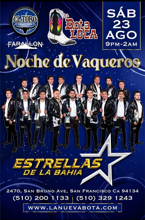 Get Information and buy tickets to Noche de Vaqueros con Estrellas de la Bahia! *BOLETOS EN LA PUERTA* on T45