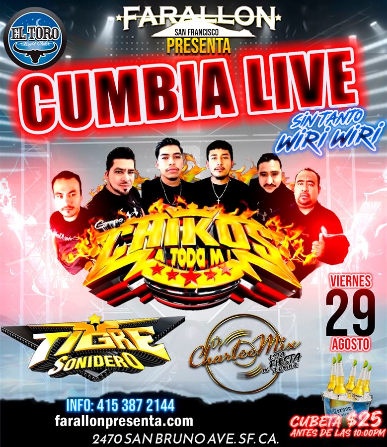 Get Information and buy tickets to Grupo Chikos a Toda M!  on T45