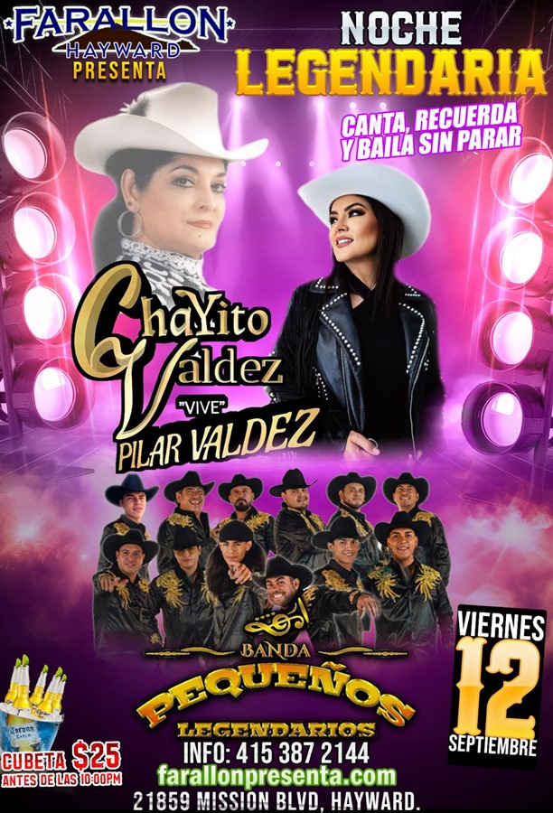 Get Information and buy tickets to Noche Legendaria! *Preventa $20 on farallonpresenta