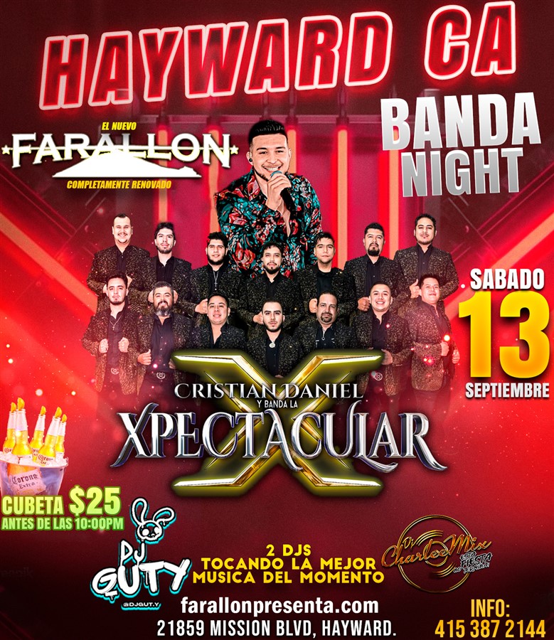 Get Information and buy tickets to Christian Daniel y Banda La Xpectacular! *$15 Preventa on farallonpresenta