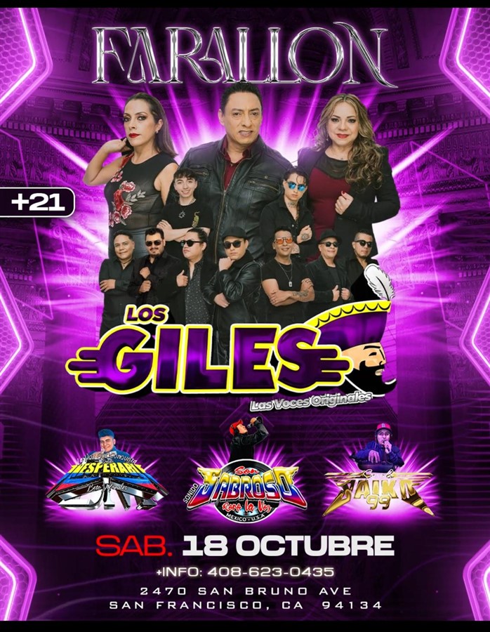 Get Information and buy tickets to LOS GILES! *Preventa $35* on T45