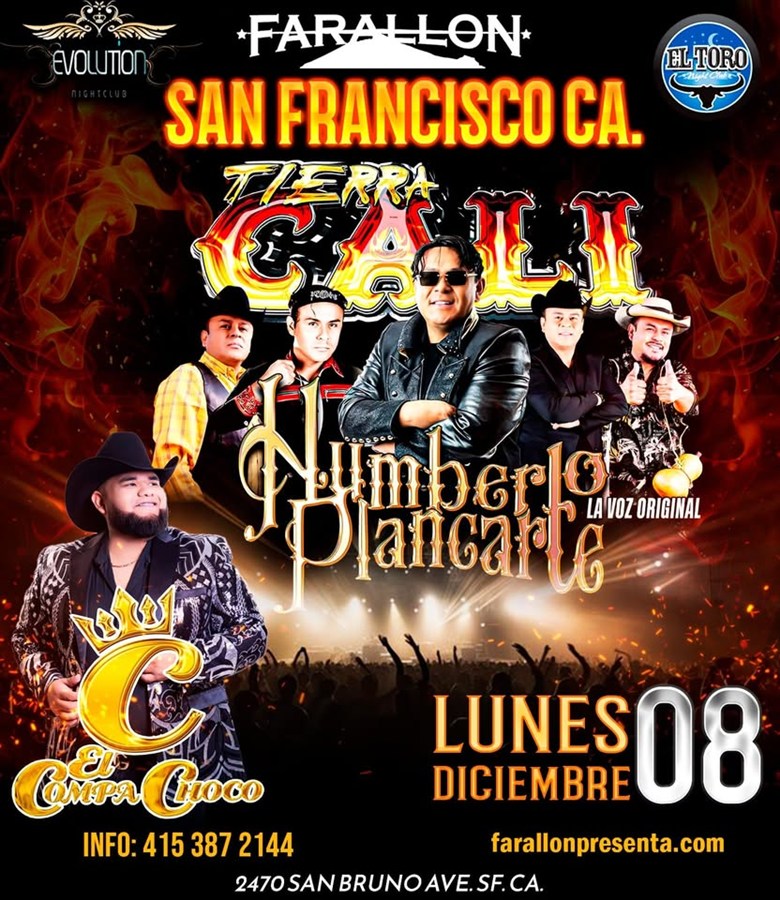 Get Information and buy tickets to TIERRA CALI en SF!  on T45