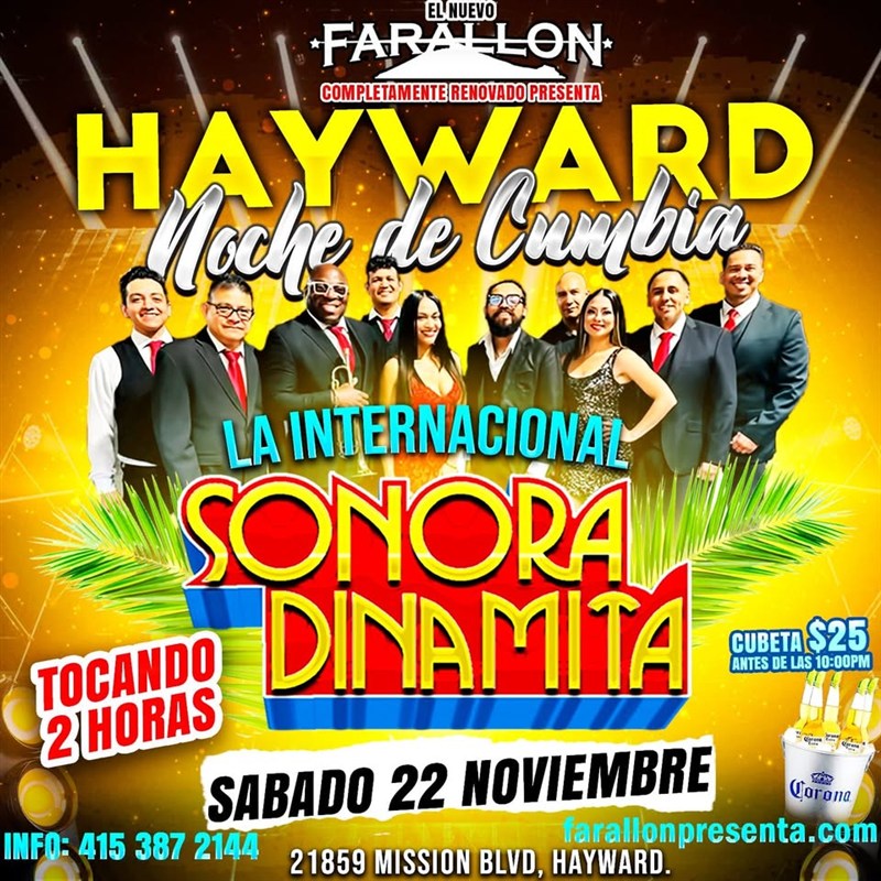 Get Information and buy tickets to SONORA DINAMITA! *Preventa $30 on T45