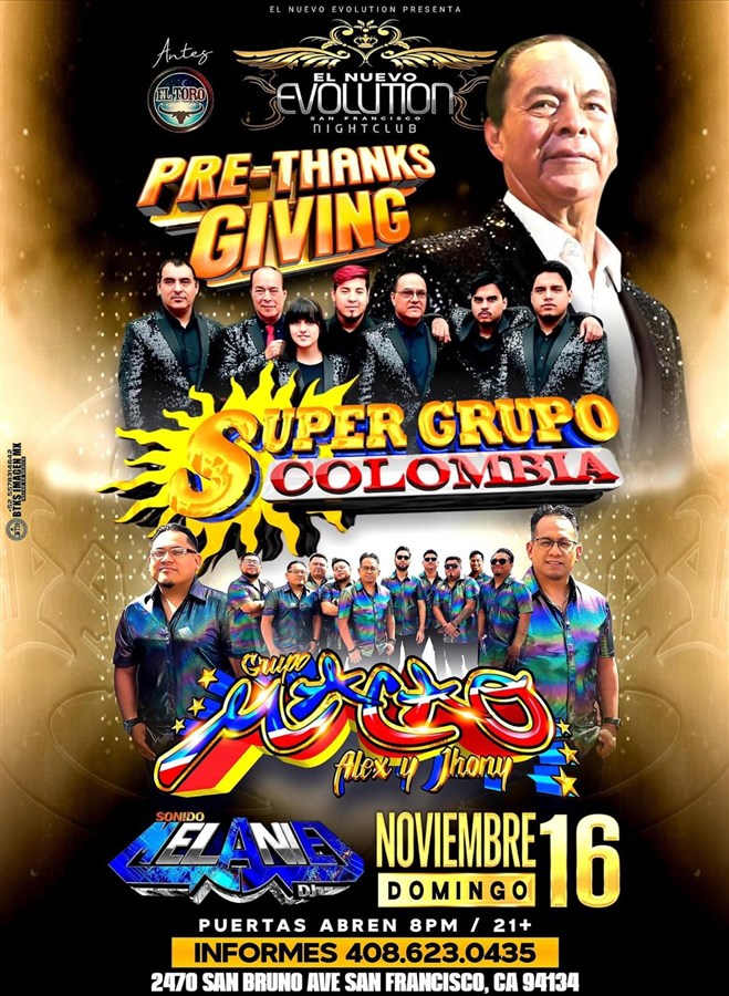 Get Information and buy tickets to Grupo Super Colombia y Macao  on T45