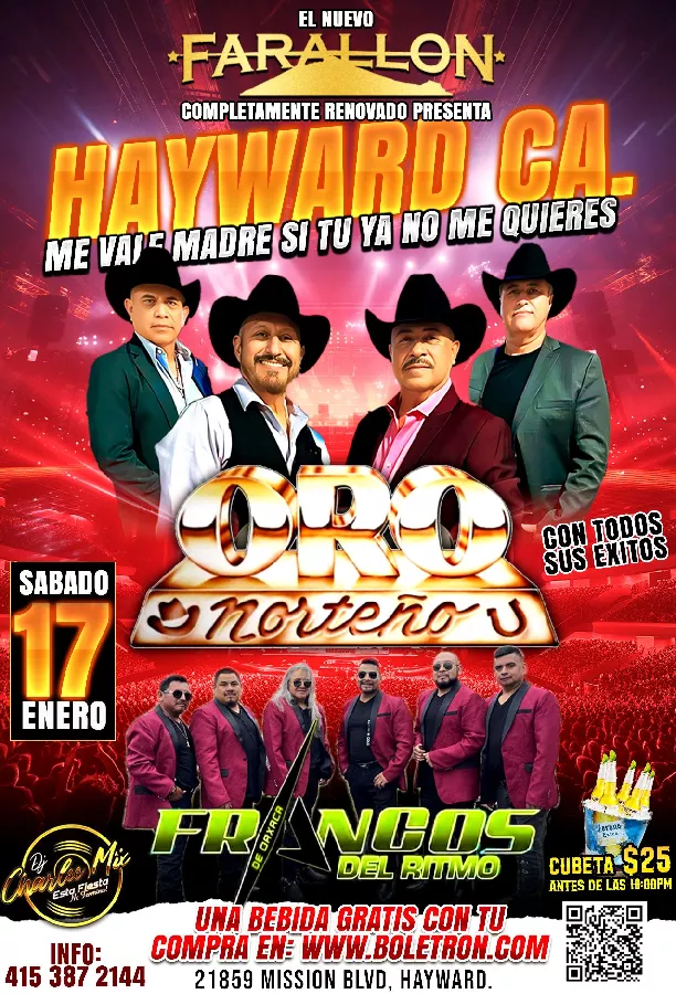 Oro Norteño y Francos del Ritmo!