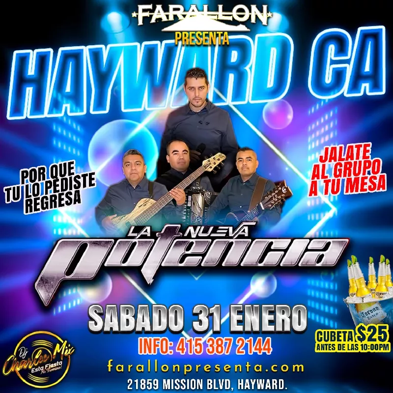 Get Information and buy tickets to Grupo La Nueva Potencia!  on farallonpresenta