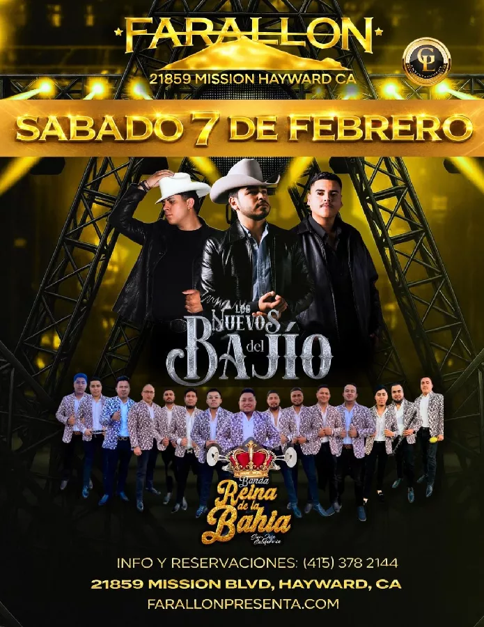 Get Information and buy tickets to Los Nuevos Del Bajío y Reina de la Bahia! 🎶🎺  on T45