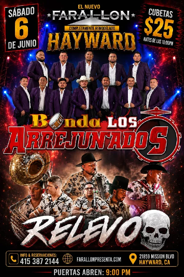 Banda Los Arrejunados y Relevo!