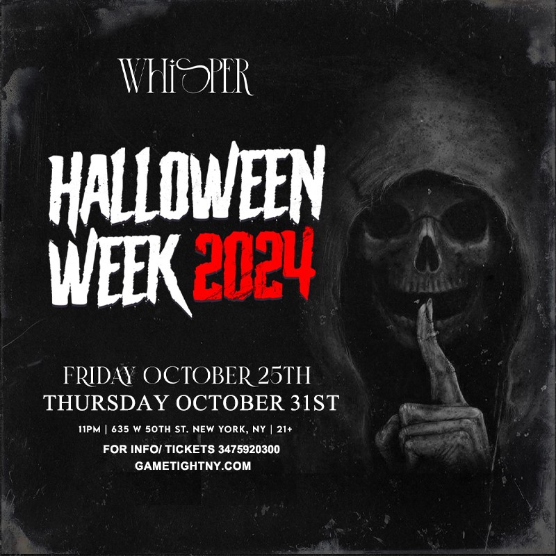 Get information & buy tickets to Whisper Room at Musica NYC Halloween Parties 2024  on Oct 25, 23:00 @Musica Club NYC | GametightNY