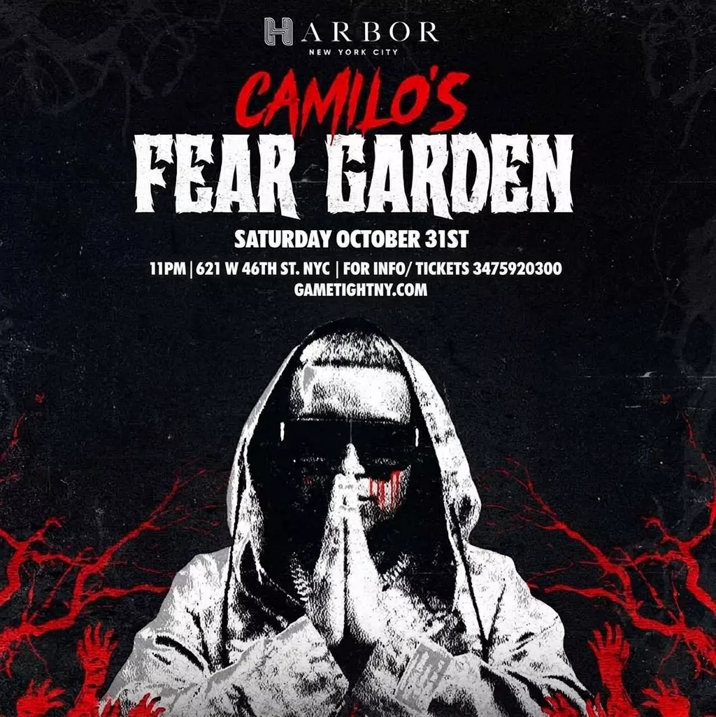 DJ CAMILO FEAR GARDEN AT HARBOR NYC HALLOWEEN PARTY 2026