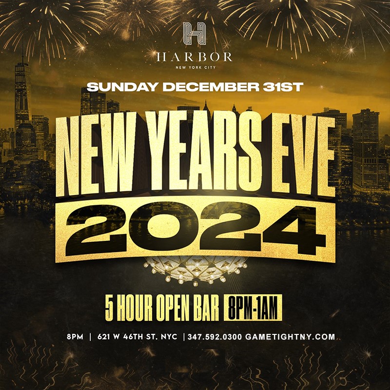 Harbor NYC New Year's Eve Party 2024 Buy tickets