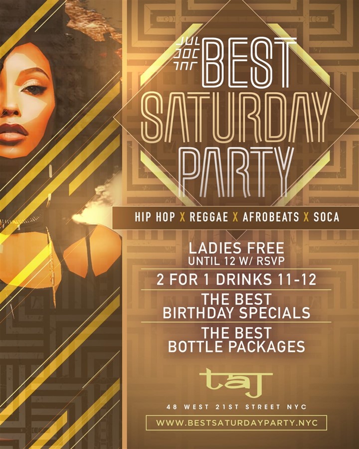 Get Information and buy tickets to Taj Lounge NYC Saturday Night
