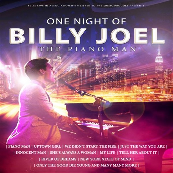BILLY JOEL - The Piano Man  on oct. 25, 19:30@Standard capacity - Elegir asientoCompra entradas y obtén información enSutton Coldfield Town Hall 