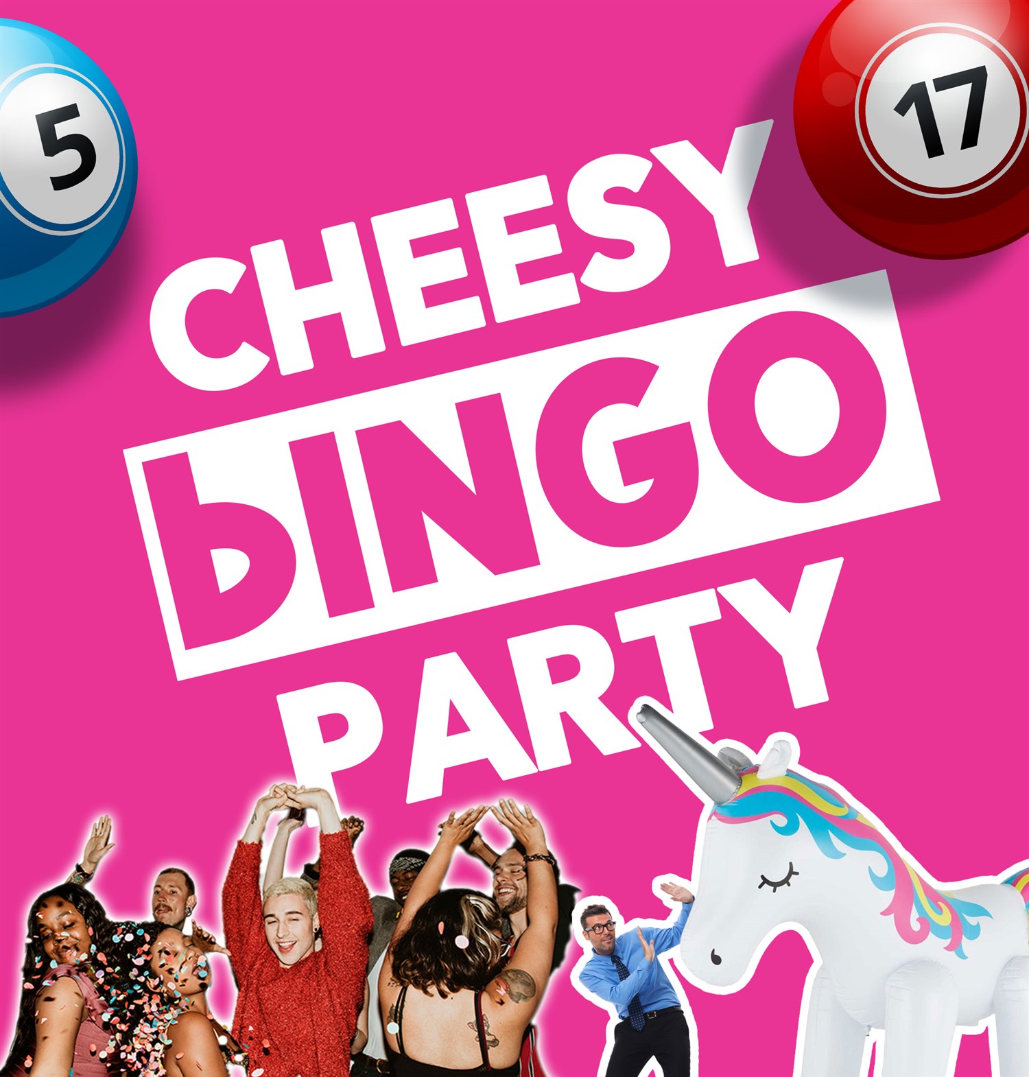 Cheesy Bingo Party Cheesy Bingo on juil. 12, 19:30@Sutton Coldfield Town Hall - Achetez des billets et obtenez des informations surSutton Coldfield Town Hall 