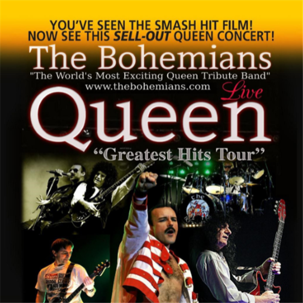 Queens Greatest Hits Live - Performed By The Bohemians  on Oct 18, 19:30@Standard capacity - Pick a seat, Buy tickets and Get information on Sutton Coldfield Town Hall 