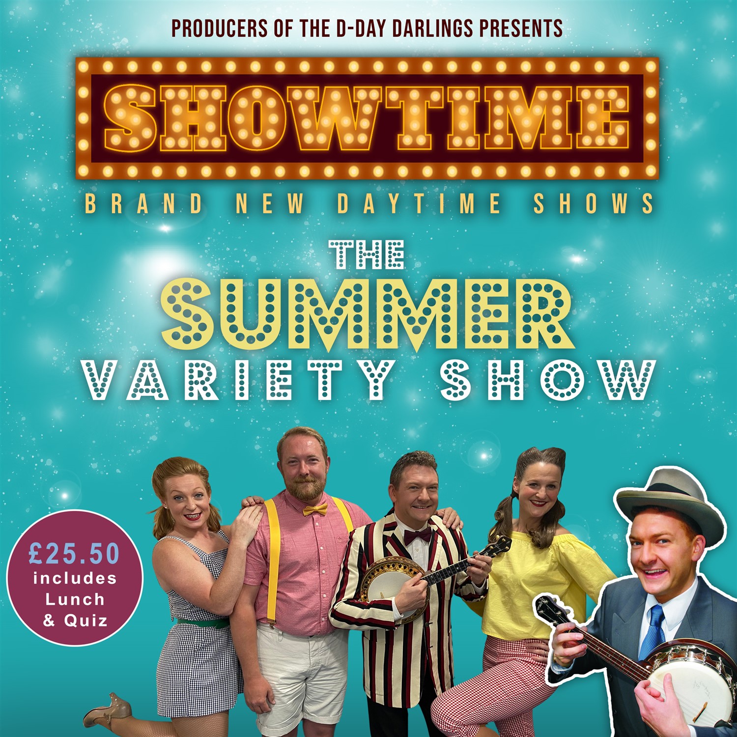 The Summer Variety Show Thursday 11th July 2024 Brand New Daytime Shows on Jul 11, 12:00@Summer Variety Shows - Pick a seat, Buy tickets and Get information on Sutton Coldfield Town Hall 