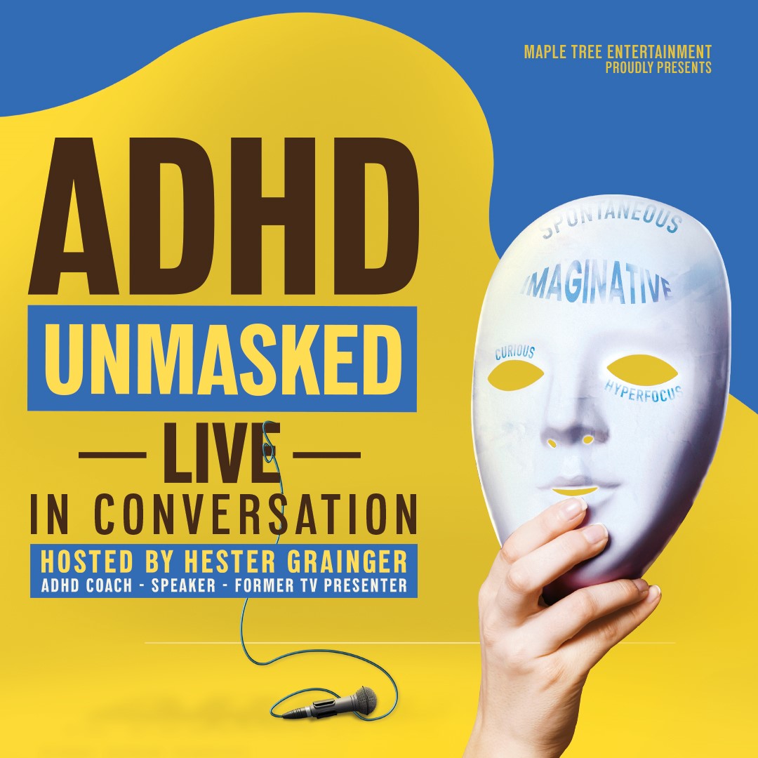 Get information, pick a seat & buy tickets to ADHD - UNMASKED  on Jul 06, 19:30 @Standard capacity | Sutton Coldfield Town Hall