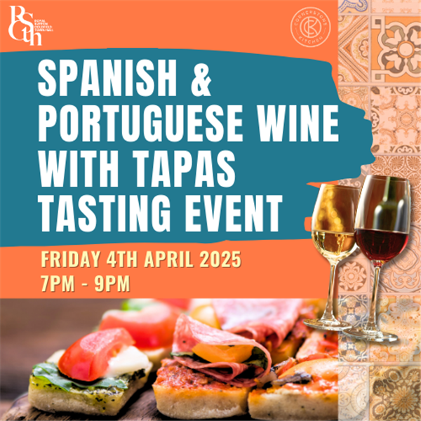 Get information & buy tickets to Spanish, Portuguese Wine & Tapas Wine and Tapas Tasting Event on Apr 04, 19:00 @Unallocated Seating Sutton Coldfield Town Hall