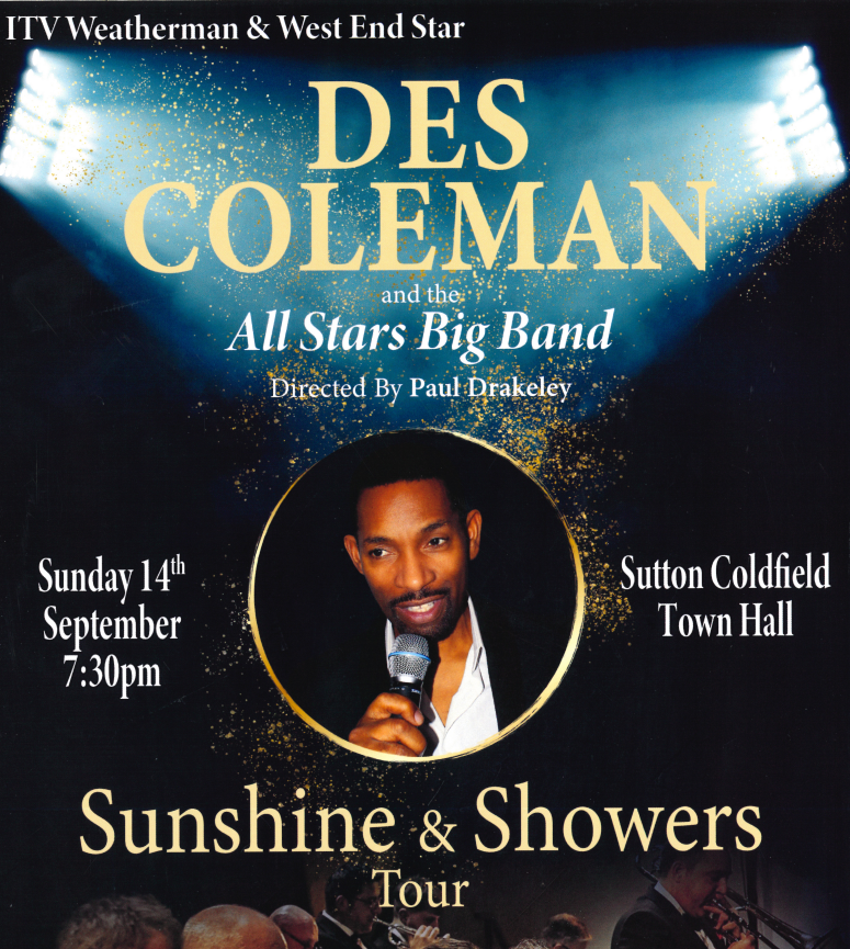 Des Coleman - Sunshine and Showers Tour image